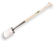 Atlas Zwanenhals spade Diamant gepolijst blad - met Hickory 80 cm T-steel