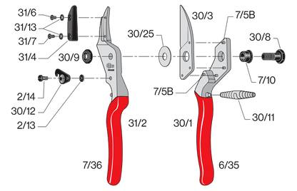 Felco 31 Aambeeld Snoeischaar - keizers.nu