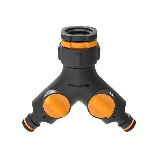 Fiskars Tweeweg Multi Kraankoppeling-keizers.nu