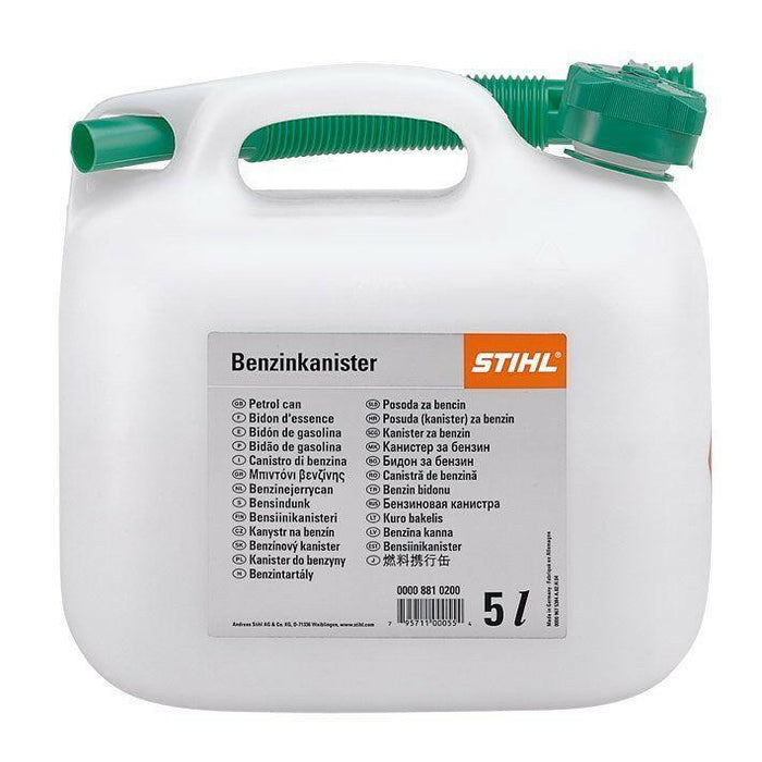 Stihl benzinejerrycan Transparant 5 liter - keizers.nu
