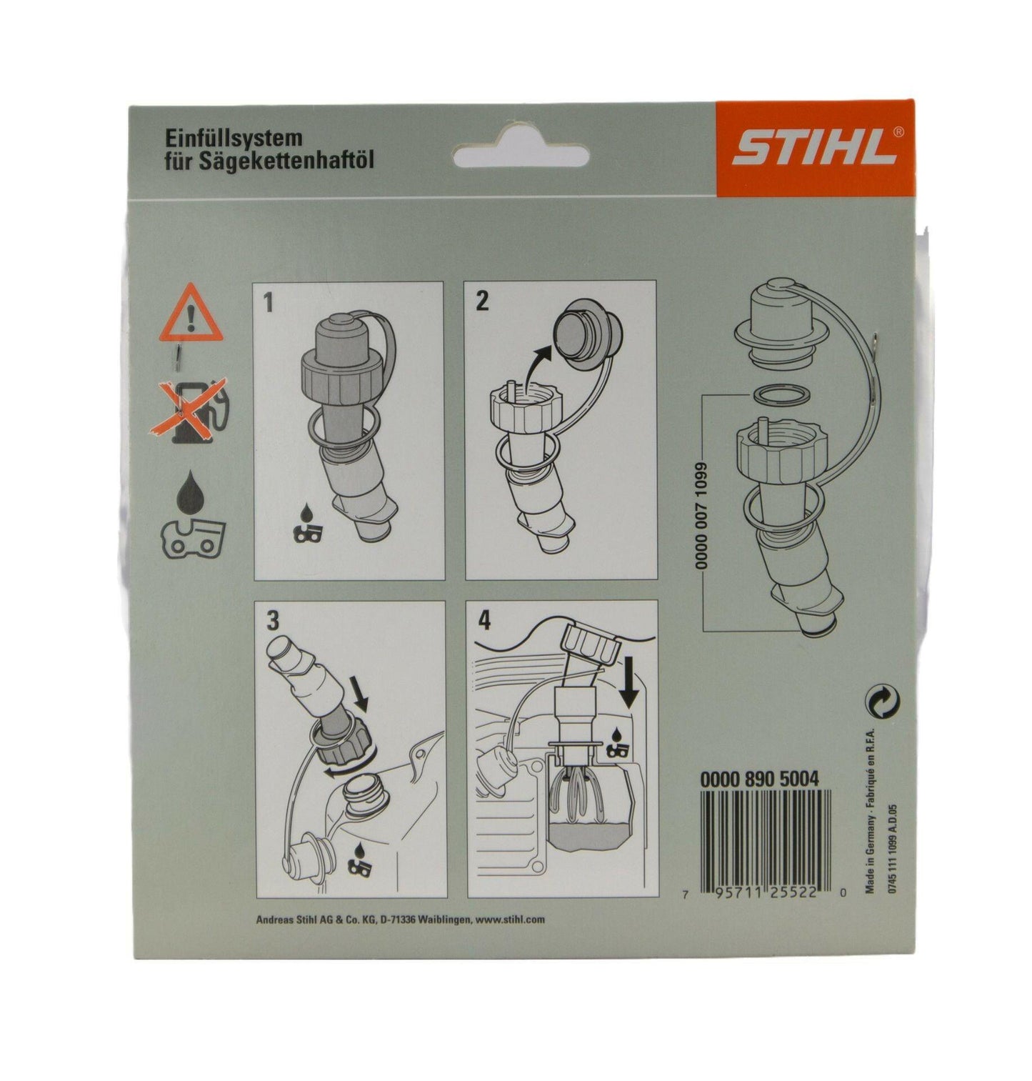 Stihl Kettingolie Vulsysteem - keizers.nu