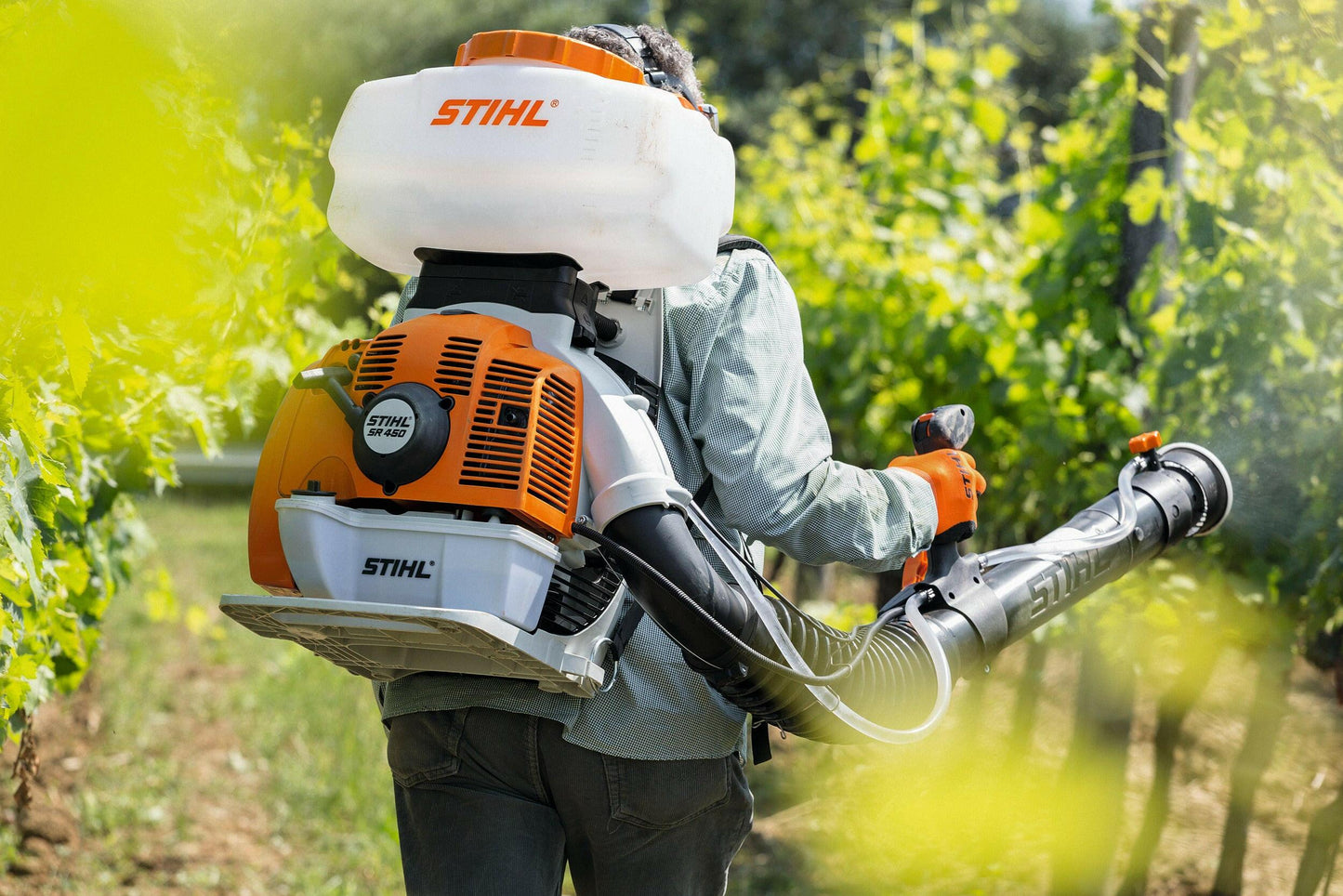 Stihl SR 450 Benzine Rugnevelspuit - keizers.nu